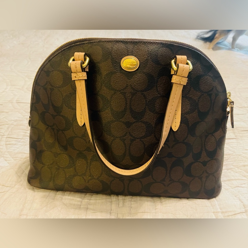 Authentic Coach Peyton Dome Satchel